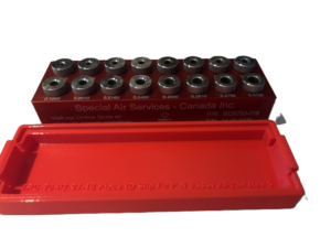 16 Piece Slip Fit ID Drill Bushing set